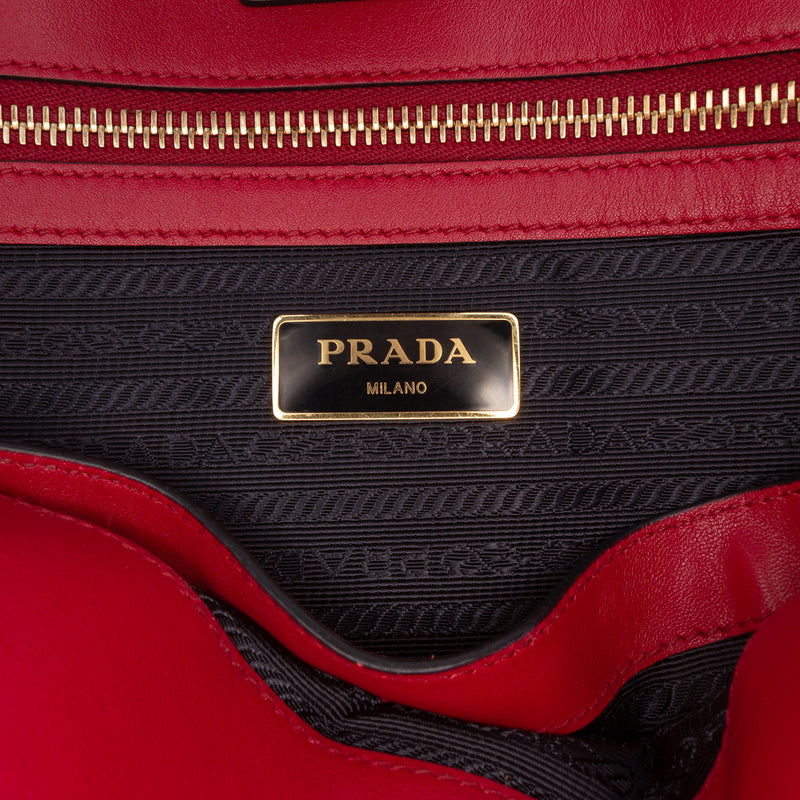 Soft Calf Trimmed Saffiano Convertible Tote - Image 5
