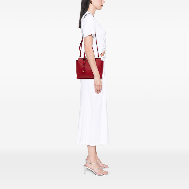 Soft Calf Trimmed Saffiano Convertible Tote - Image 6