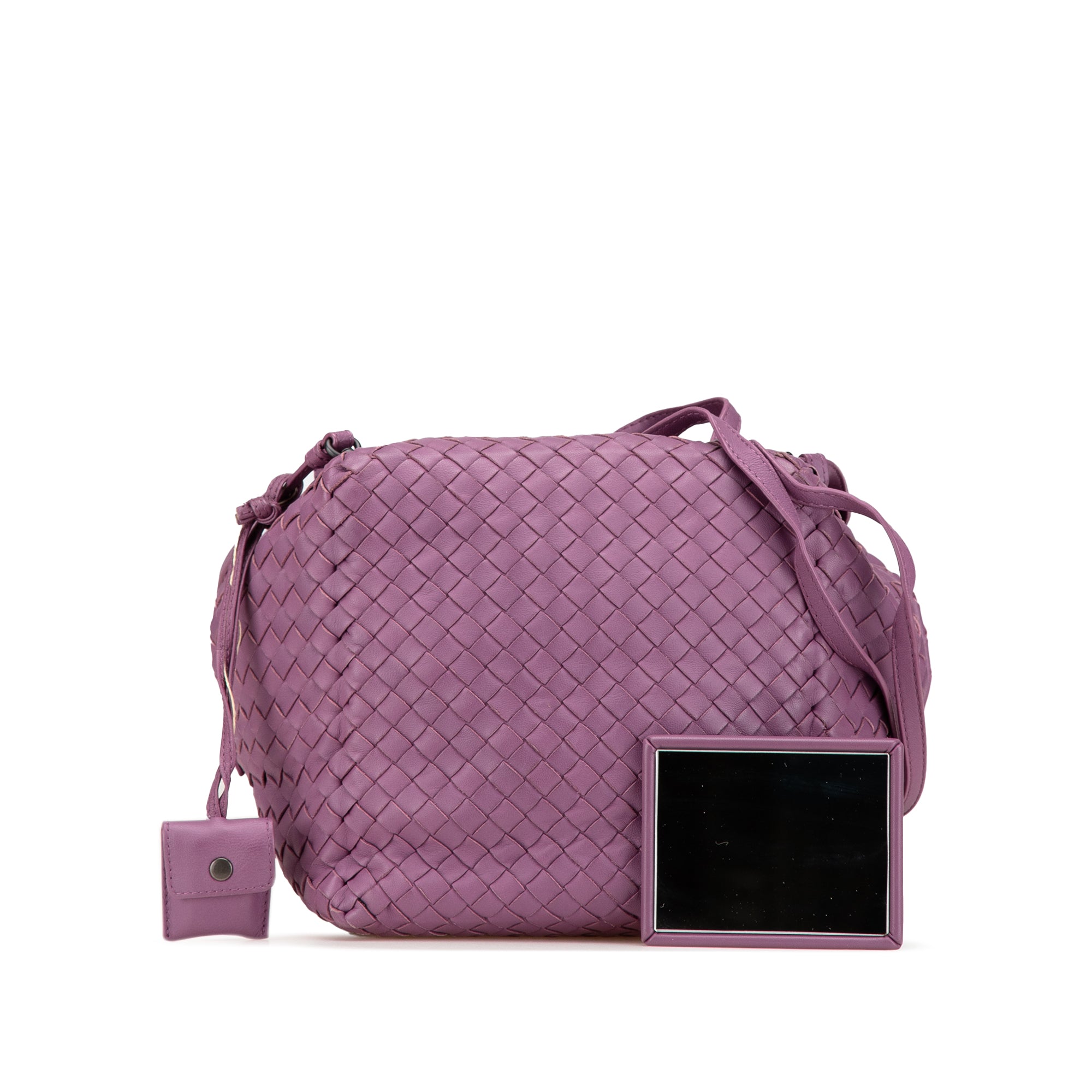 Nappa Intrecciato Cube Crossbody - Image 12