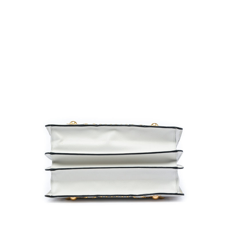 Studded Saffiano Turnlock Handbag - Image 3