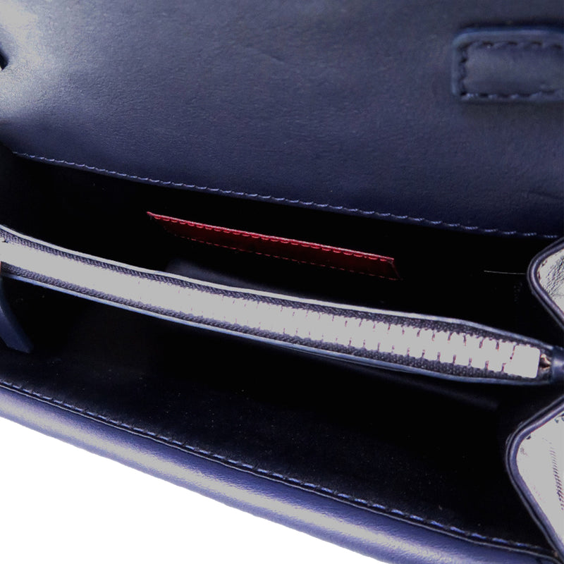 Smooth Calfskin Colorblock Free Rockstud Spike Crossbody - Image 6