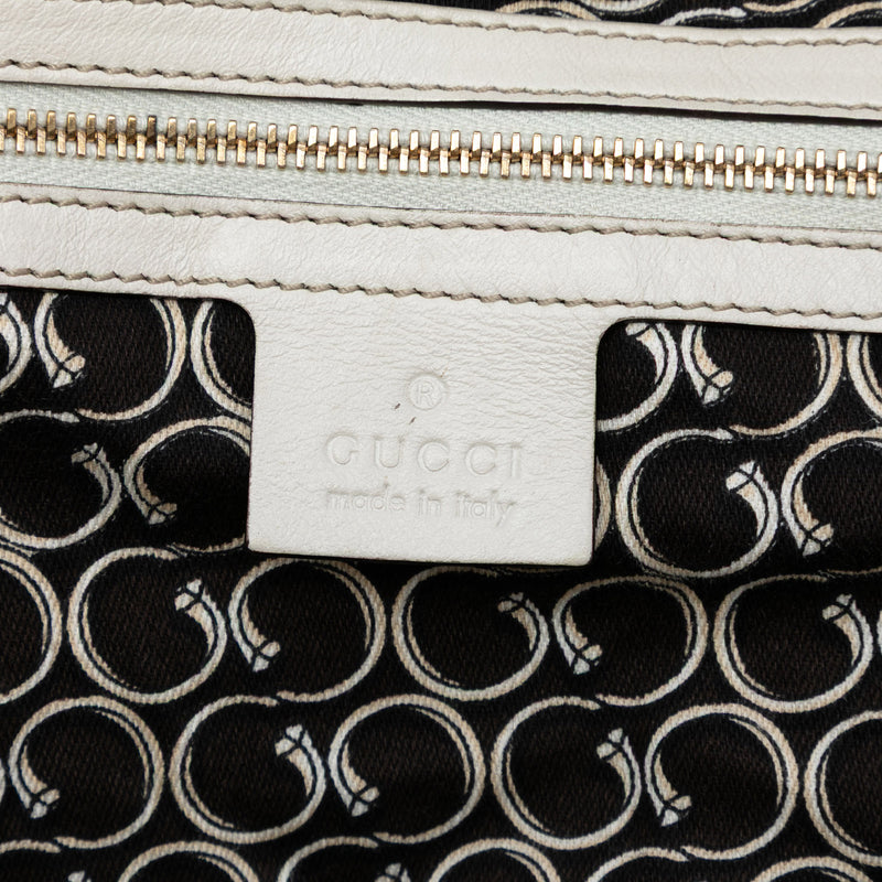 Leather Horsebit Nail Boston Bag - Image 5