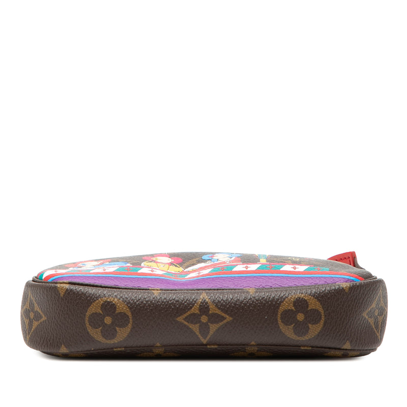 Monogram Vivienne Christmas Mini Pochette Accessoires - Image 3