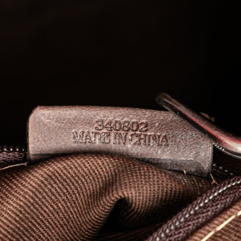 Nubuck Anagram Madrid Fringe Shoulder Bag - Image 6