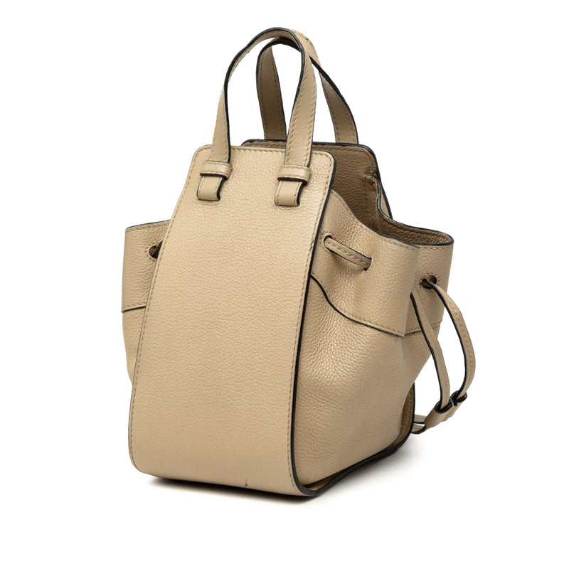 Mini Grained Calfskin Drawstring Hammock Bag - Image 2