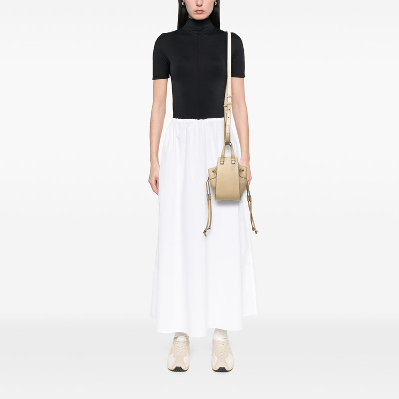 Mini Grained Calfskin Drawstring Hammock Bag - Image 7