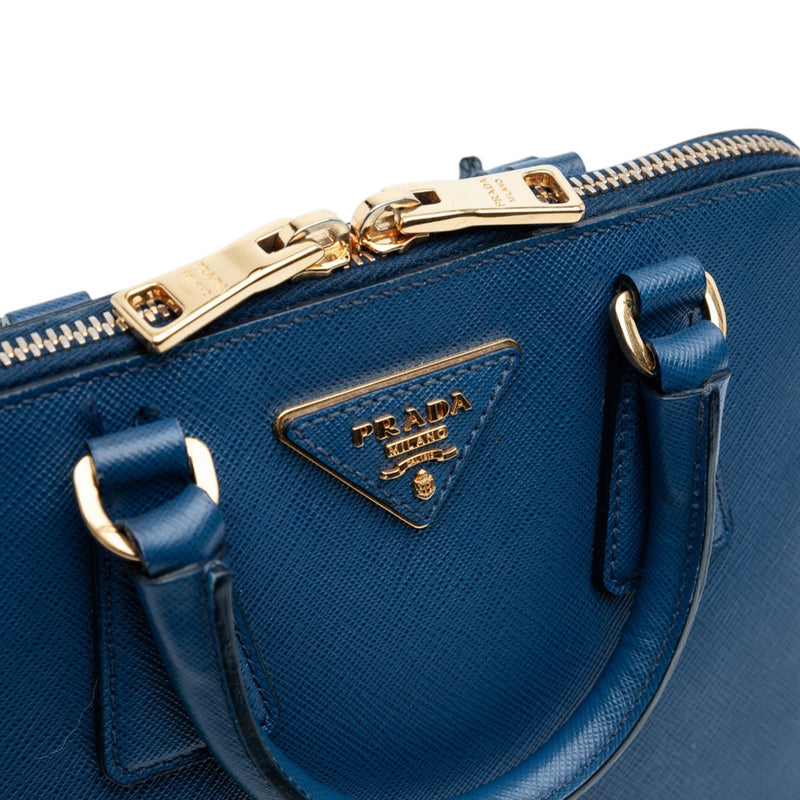 Small Saffiano Lux Promenade Satchel - Image 8