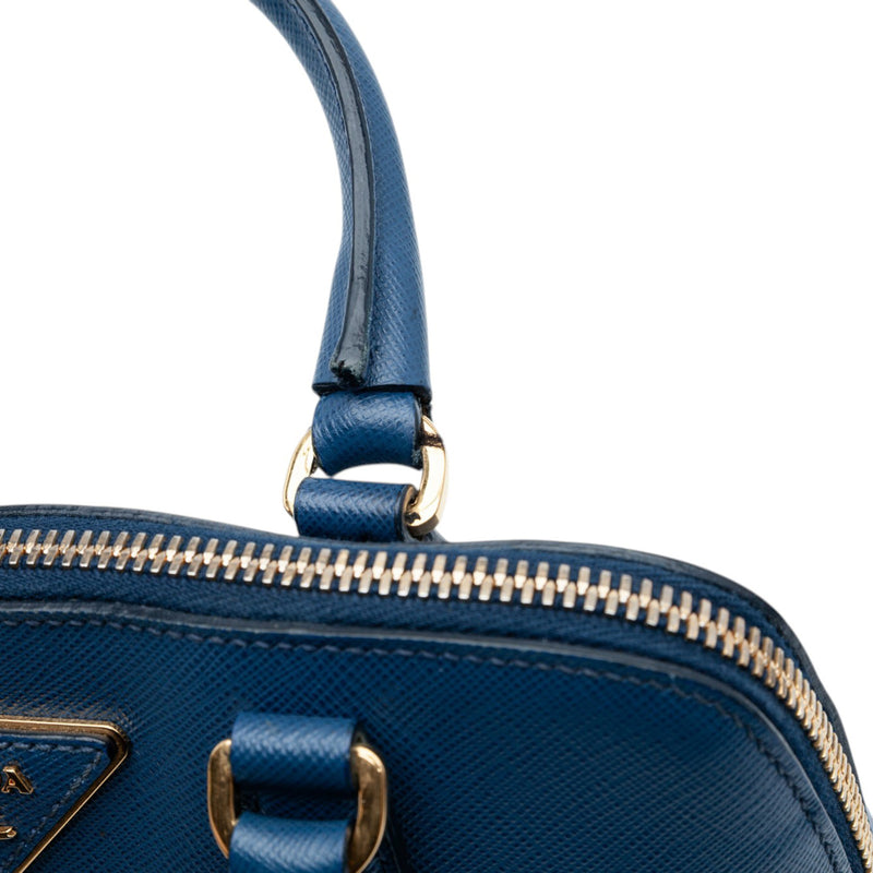 Small Saffiano Lux Promenade Satchel - Image 9