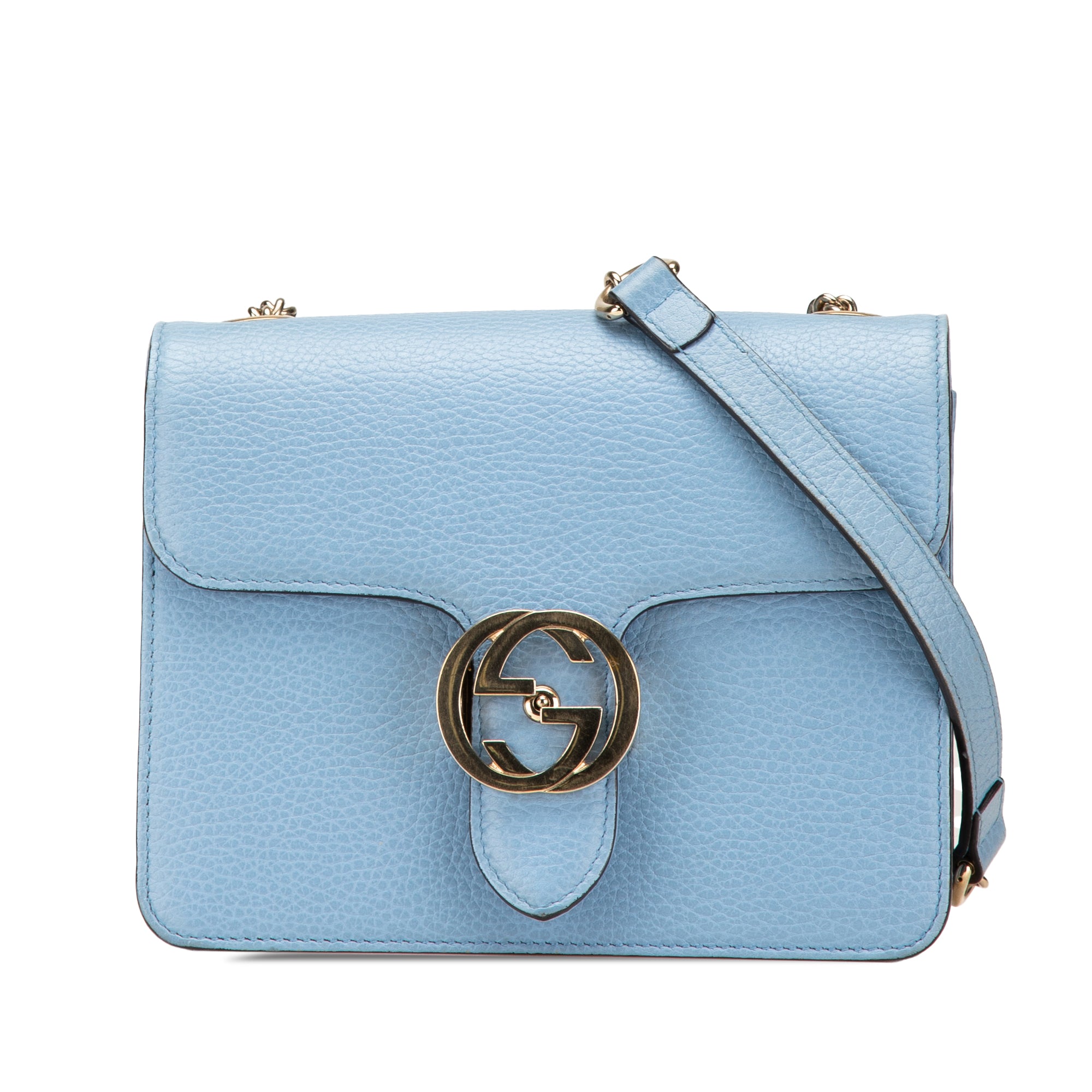 Small Dollar Calfskin Interlocking G Crossbody - Image 1
