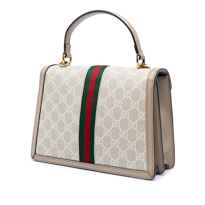 Small GG Canvas Web Ophidia Top Handle Flap - Image 2