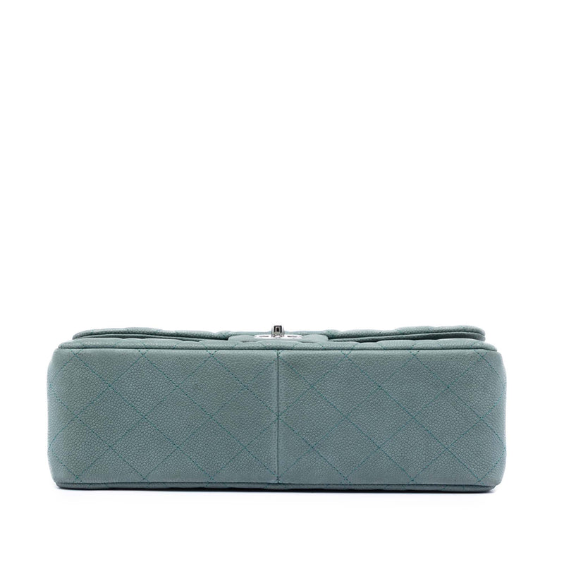 Jumbo Classic Iridescent Caviar Double Flap - Image 3