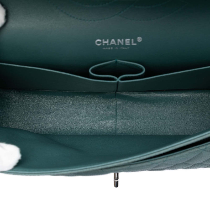 Jumbo Classic Iridescent Caviar Double Flap - Image 4