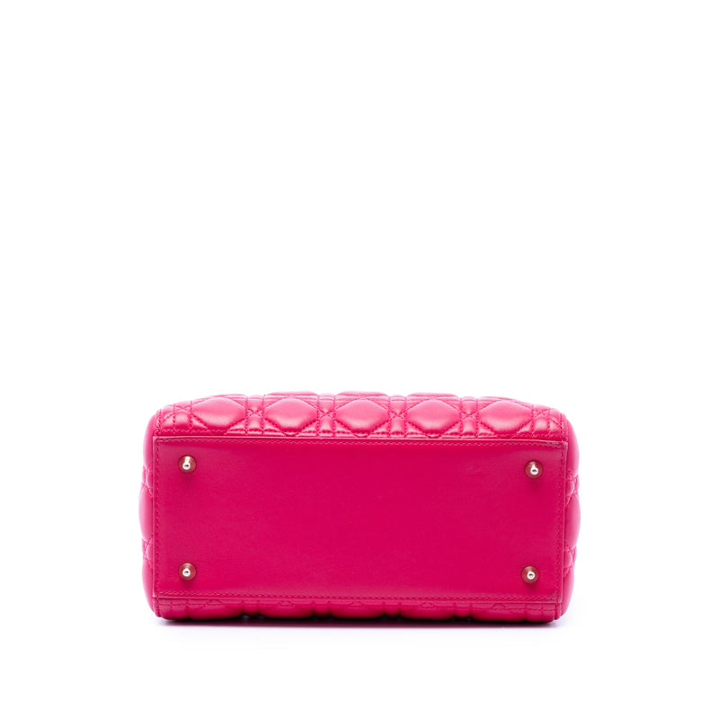 Medium Lambskin Cannage Lady Dior - Image 3