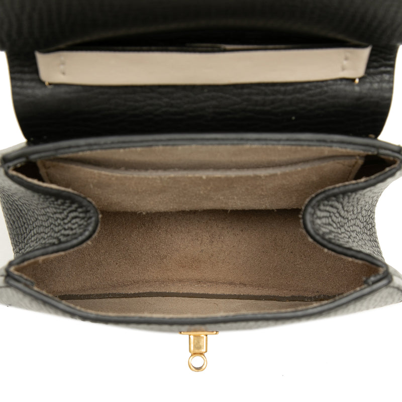 Mini Bicolor Grained Calfskin Drew Crossbody - Image 4