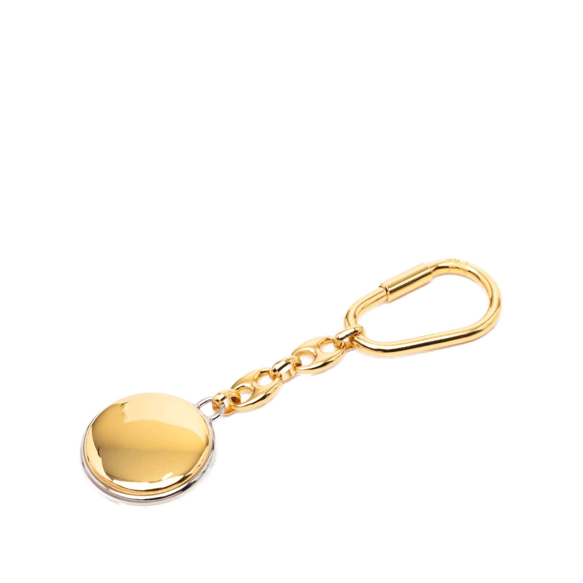 Gold Plated Resin Logo Key Chain - Image 2