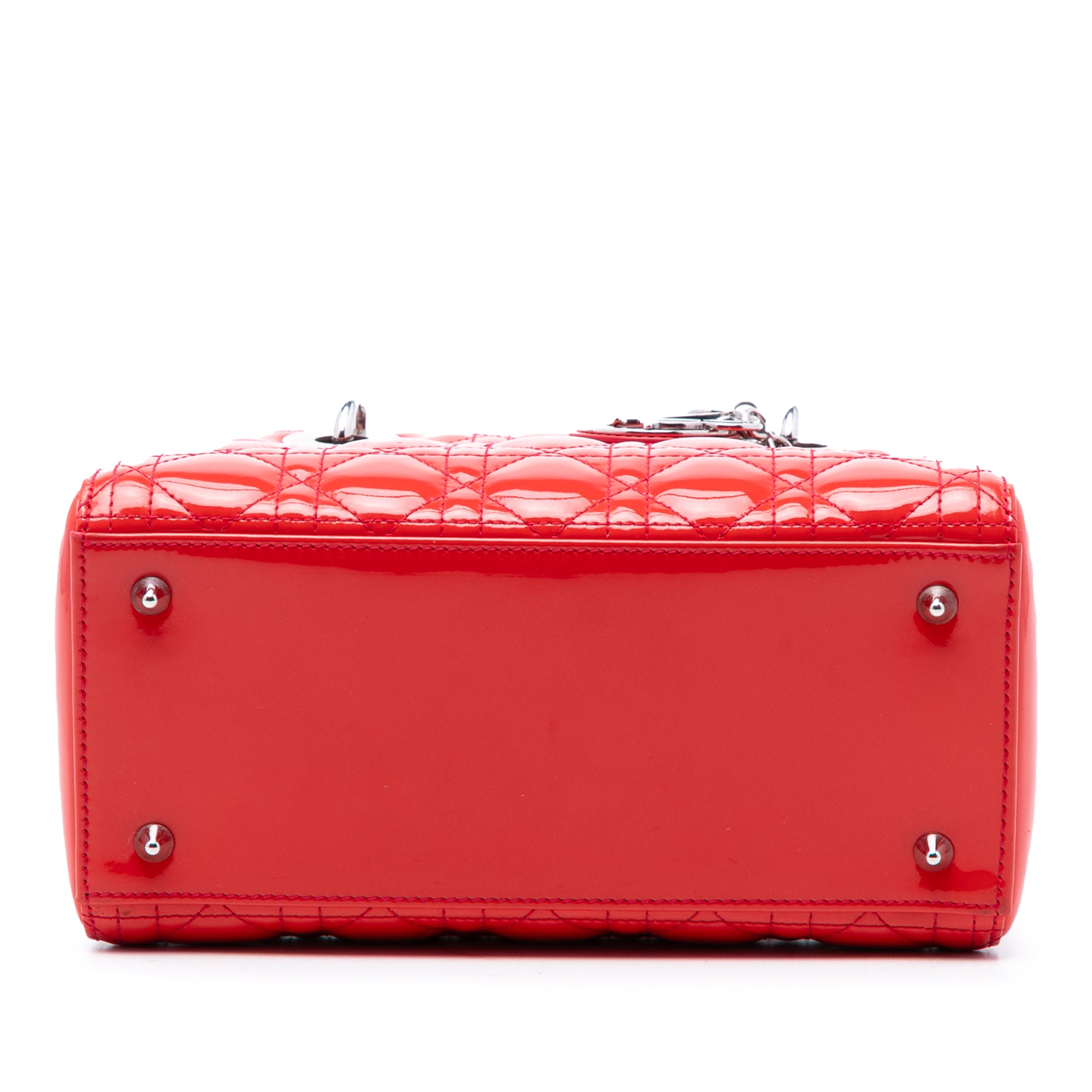 Medium Patent Cannage Lady Dior - Image 3