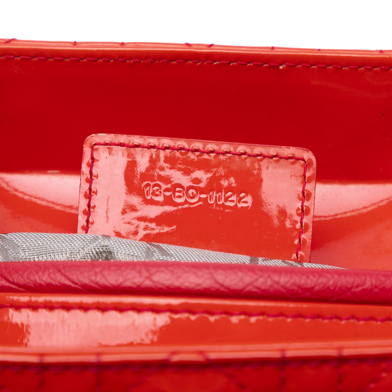 Medium Patent Cannage Lady Dior - Image 6