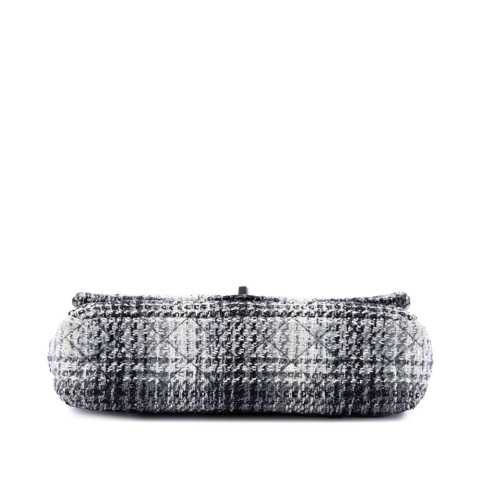 Medium Classic Quilted Tweed Double Flap - Image 3