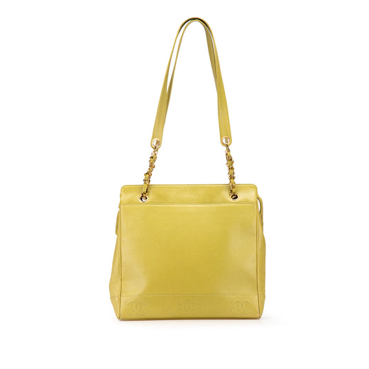 Triple CC Caviar Shoulder Bag - Image 1