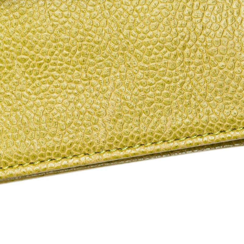 Triple CC Caviar Shoulder Bag - Image 10