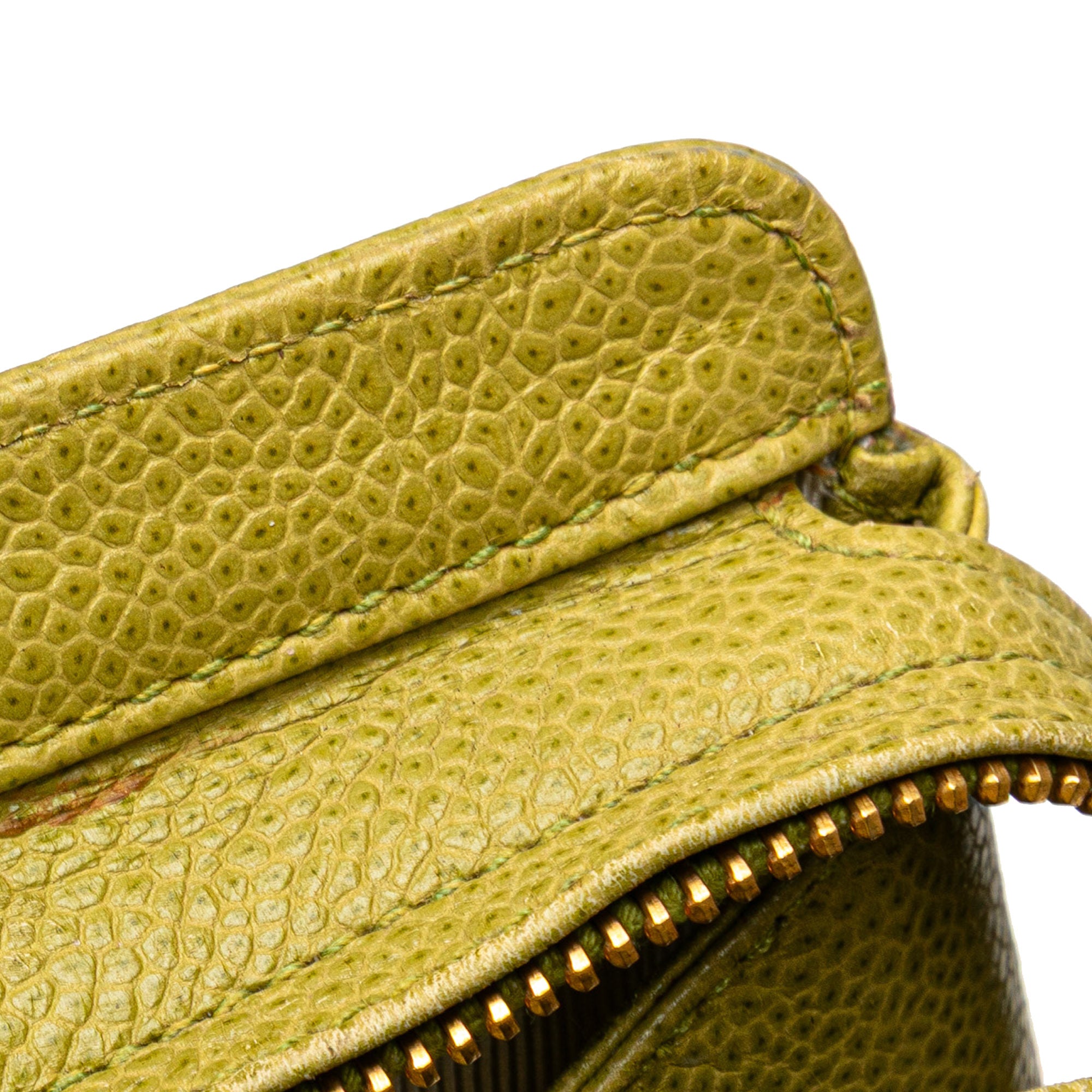 Triple CC Caviar Shoulder Bag - Image 12