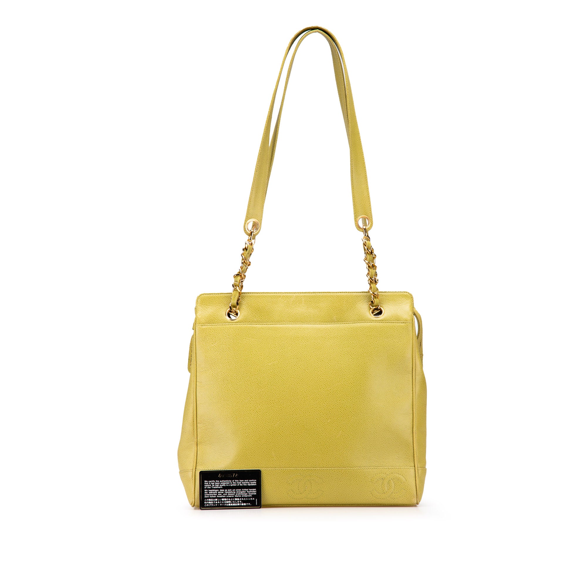 Triple CC Caviar Shoulder Bag - Image 17