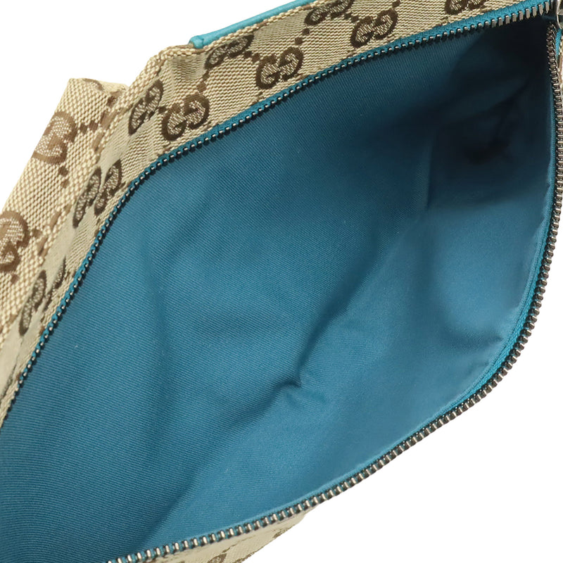 GG Canvas Web Double Pocket Belt Bag - Image 3