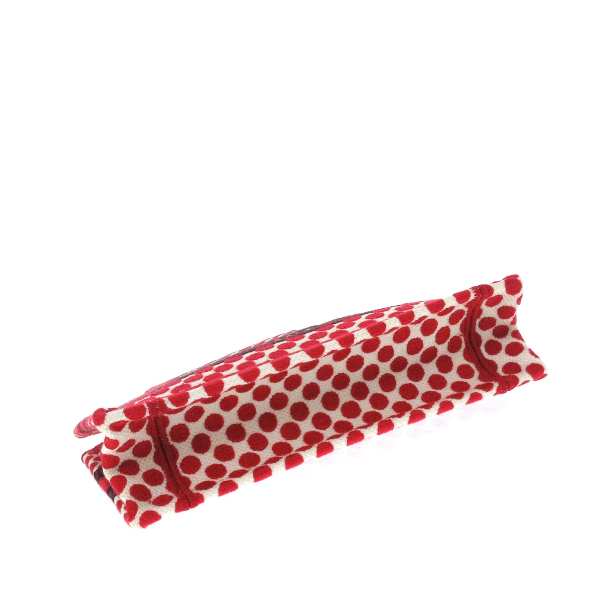 DiorAmour Mini Embroidered Canvas Dots Book Tote - Image 4