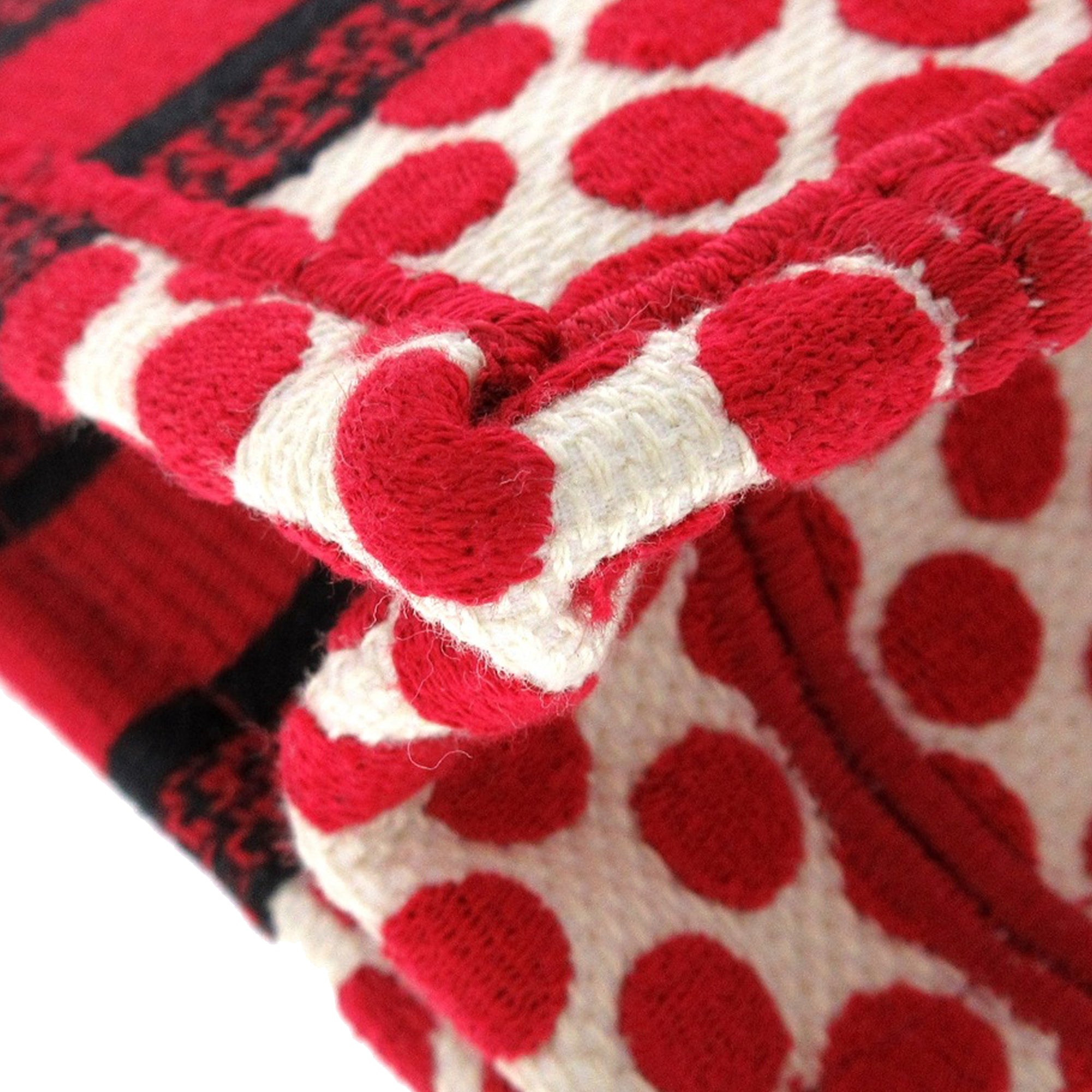 DiorAmour Mini Embroidered Canvas Dots Book Tote - Image 7