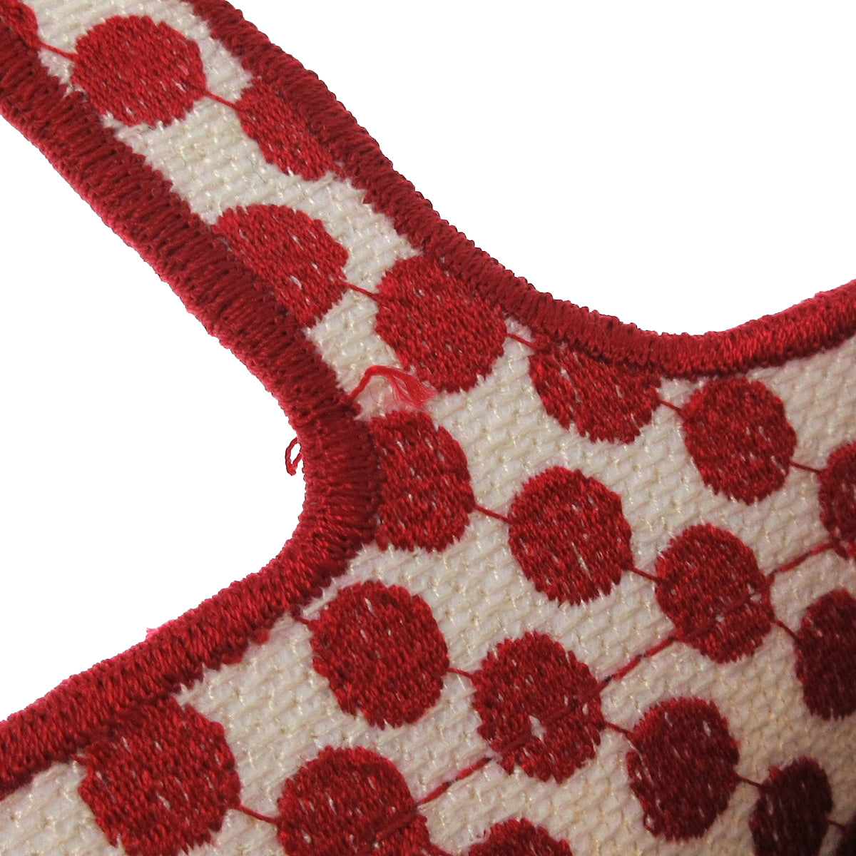 DiorAmour Mini Embroidered Canvas Dots Book Tote - Image 8