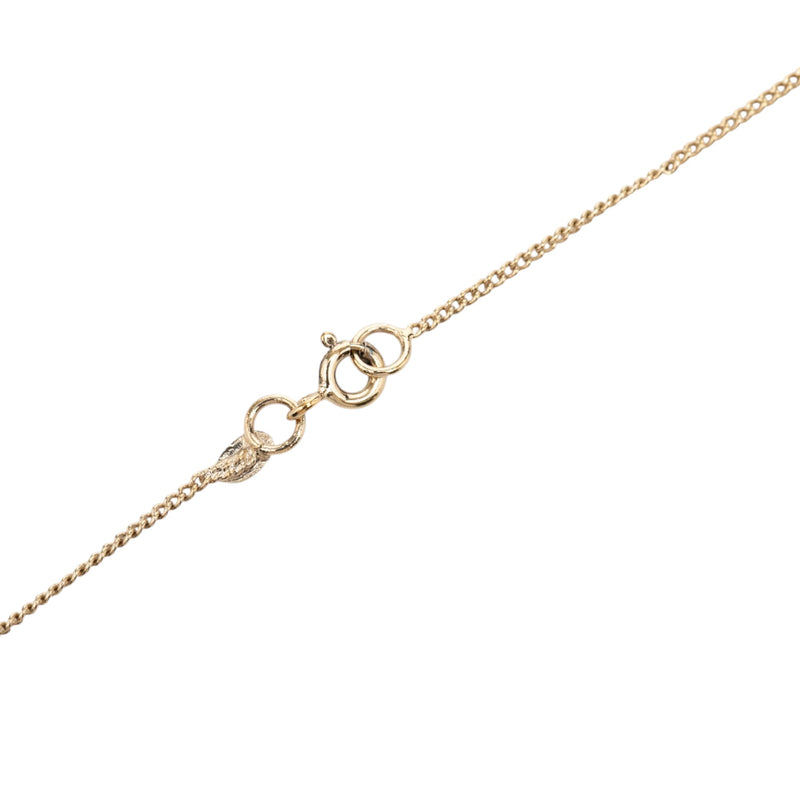 CC Gold Plated Laquered Heart Pendant Necklace - Image 4
