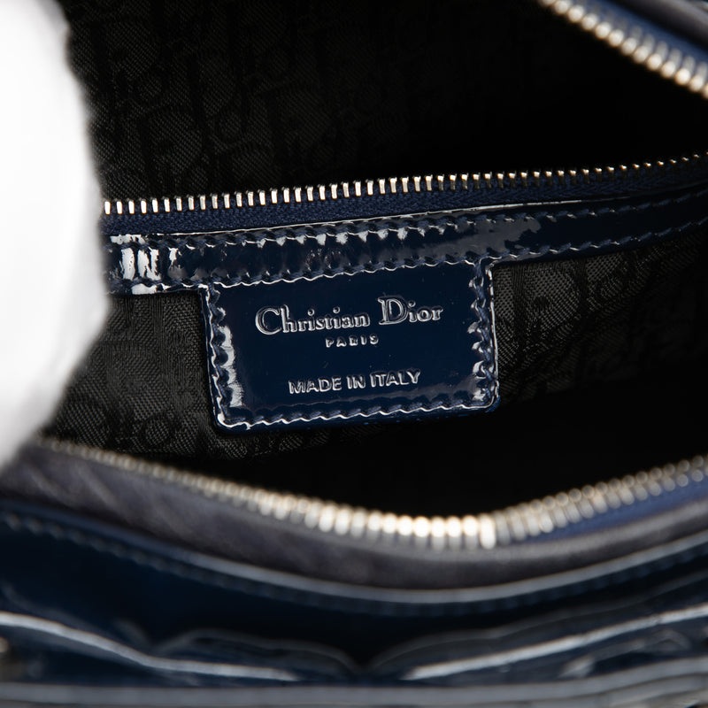 Large Patent Cannage Lady Dior - Image 5