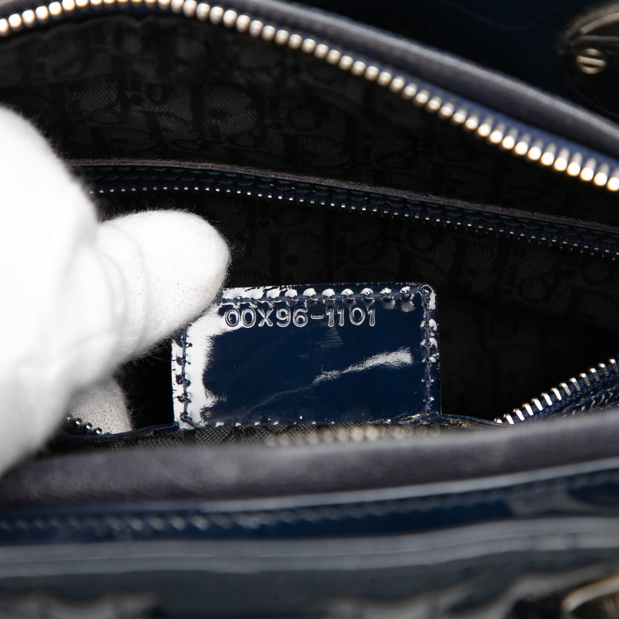 Large Patent Cannage Lady Dior - Image 6