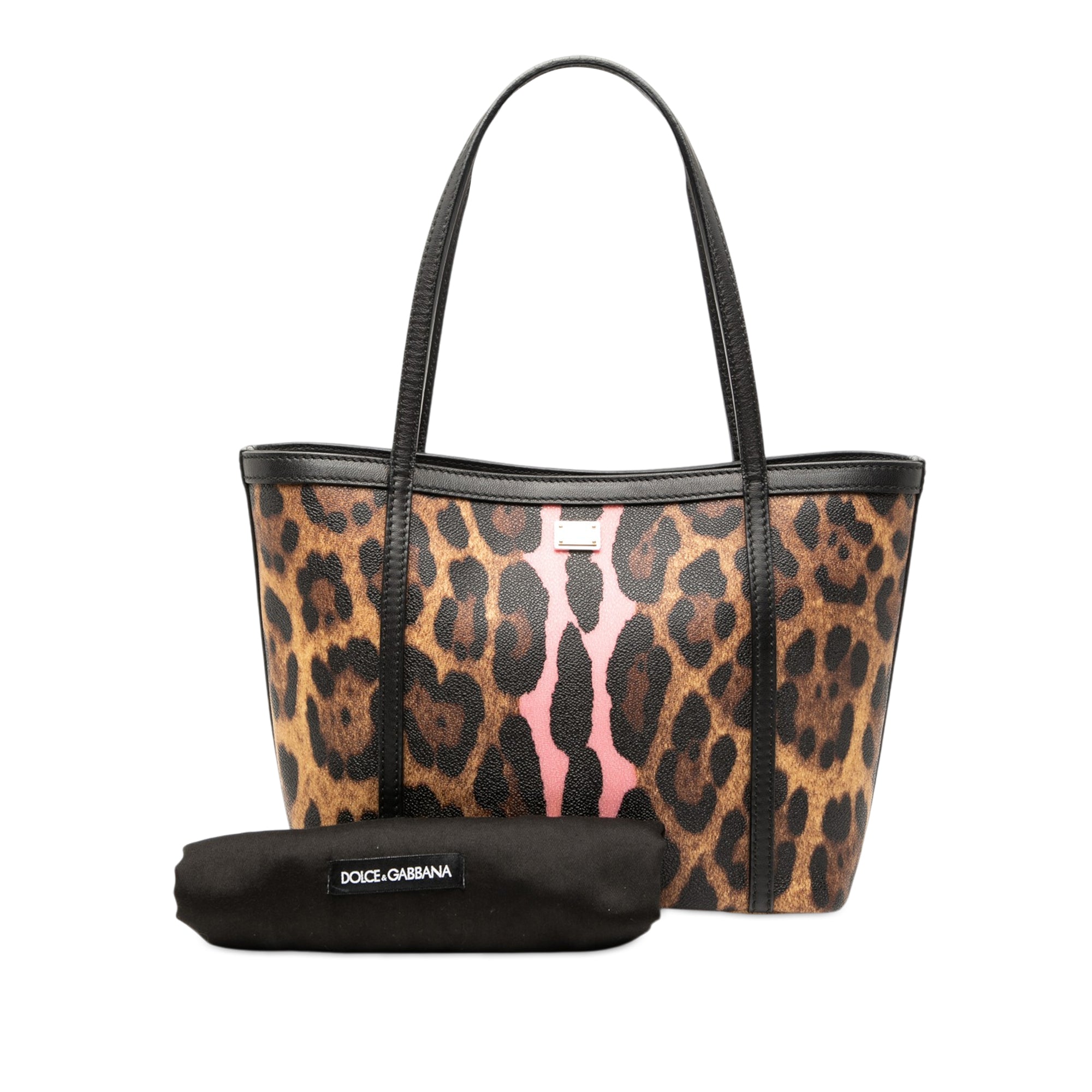 Leopard Print Coated Canvas Miss Escape Tote - Image 7