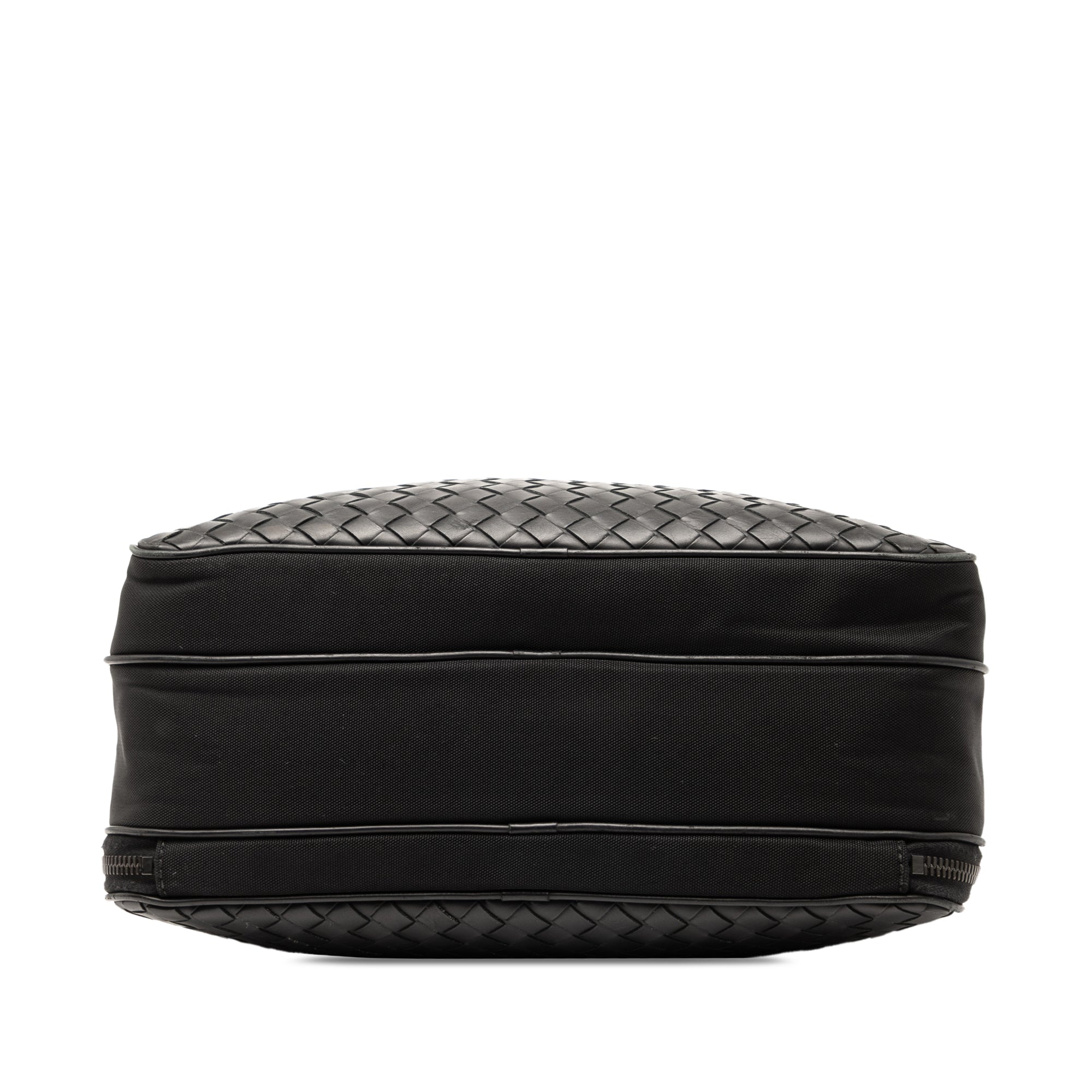 Nappa Intrecciato Trimmed Canvas Messenger Bag - Image 3