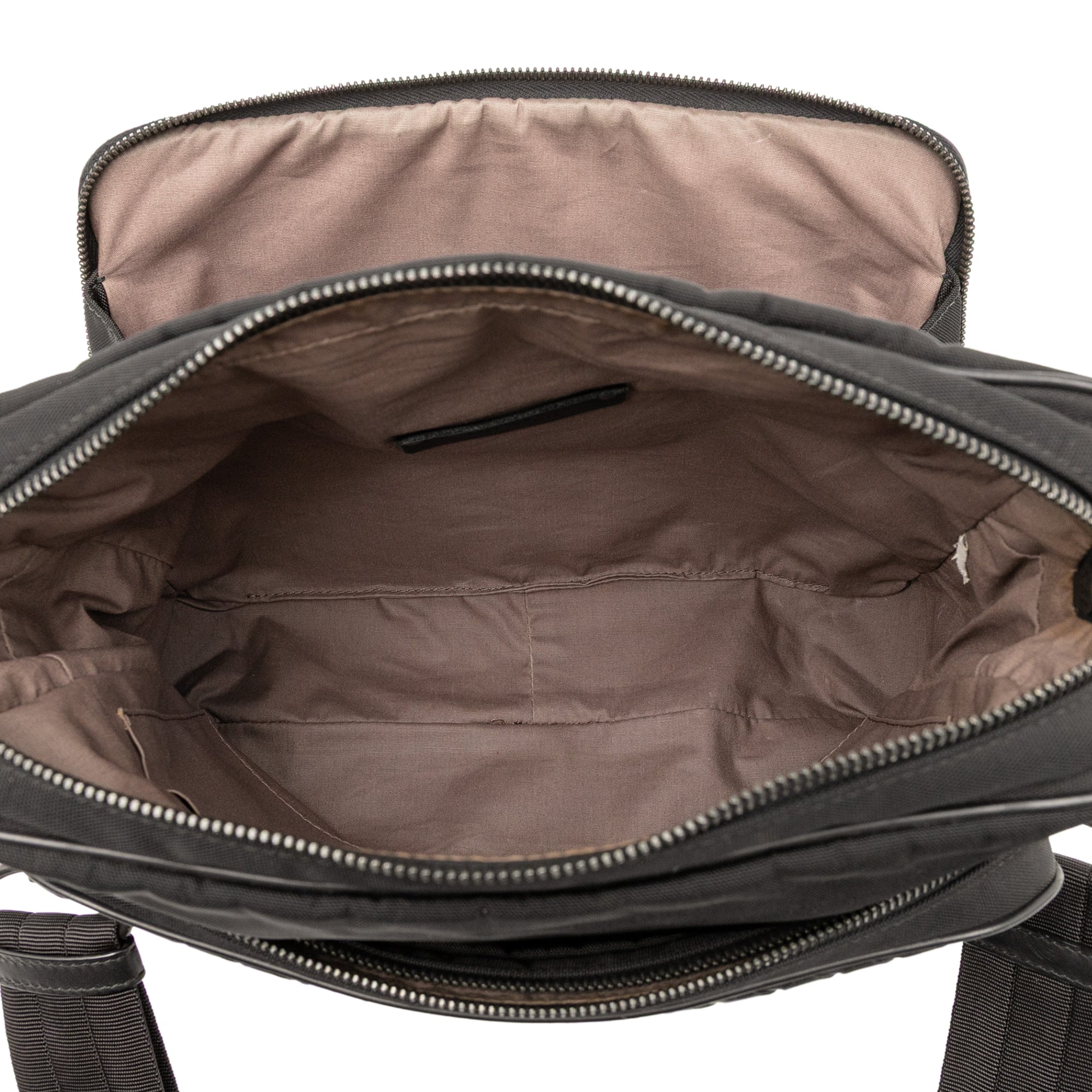 Nappa Intrecciato Trimmed Canvas Messenger Bag - Image 4