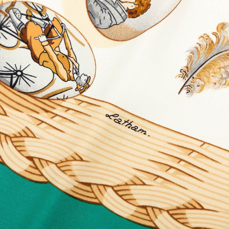 Couvee d Hermes Silk Scarf 90 - Image 6