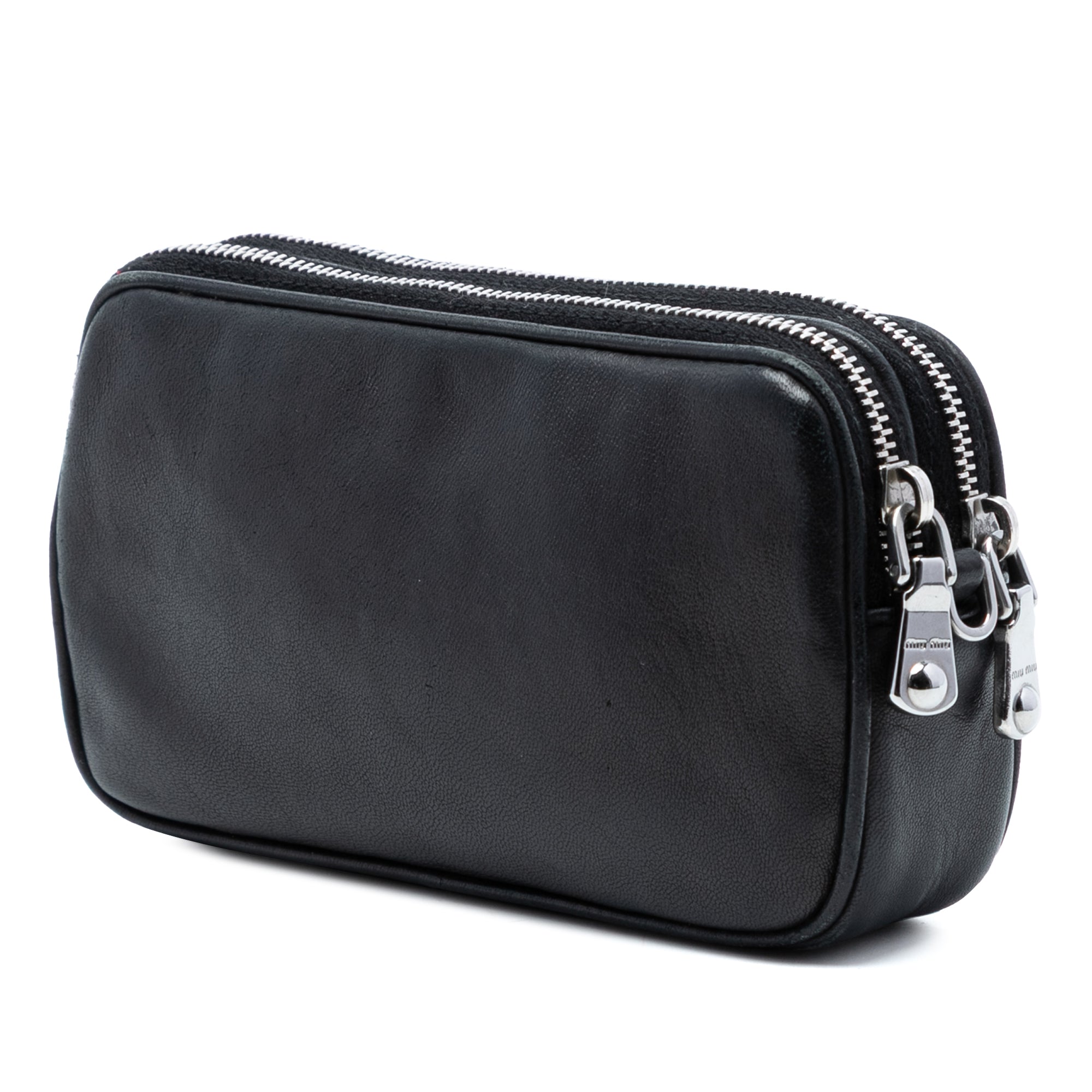 Studded Leather Double Zip Crossbody - Image 2