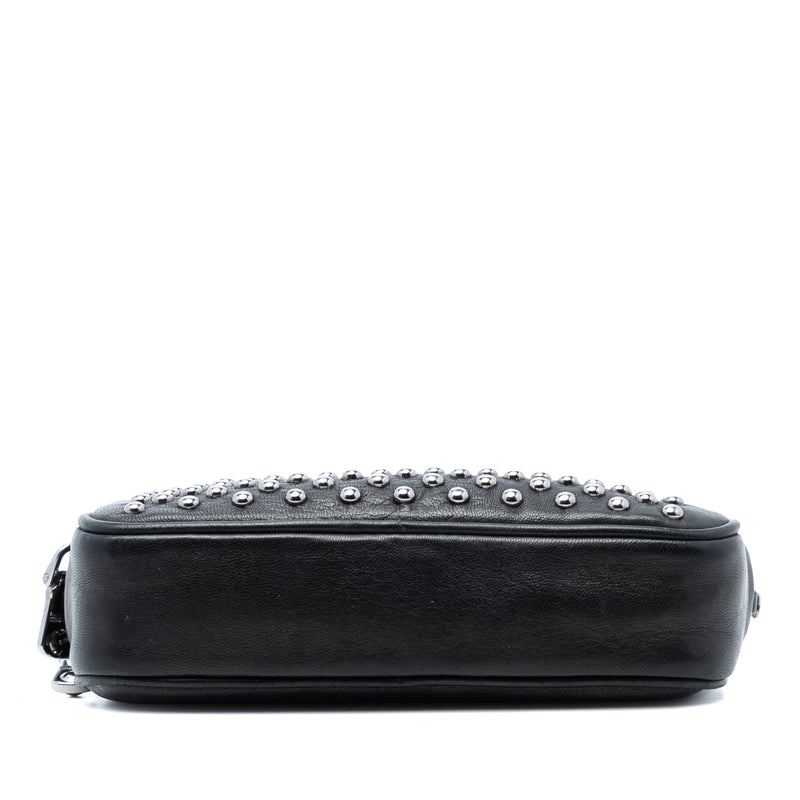 Studded Leather Double Zip Crossbody - Image 3