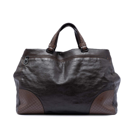 Intrecciomirage Trimmed Nappa Tote - Image 1