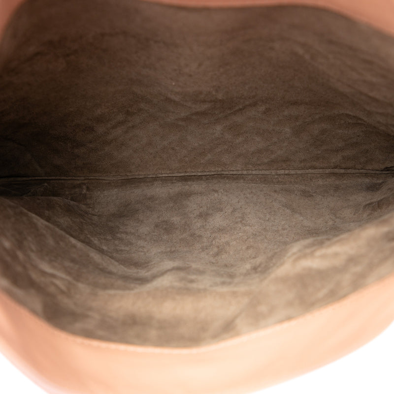 Nappa Embossed Intrecciato Turn Lock Clutch - Image 4