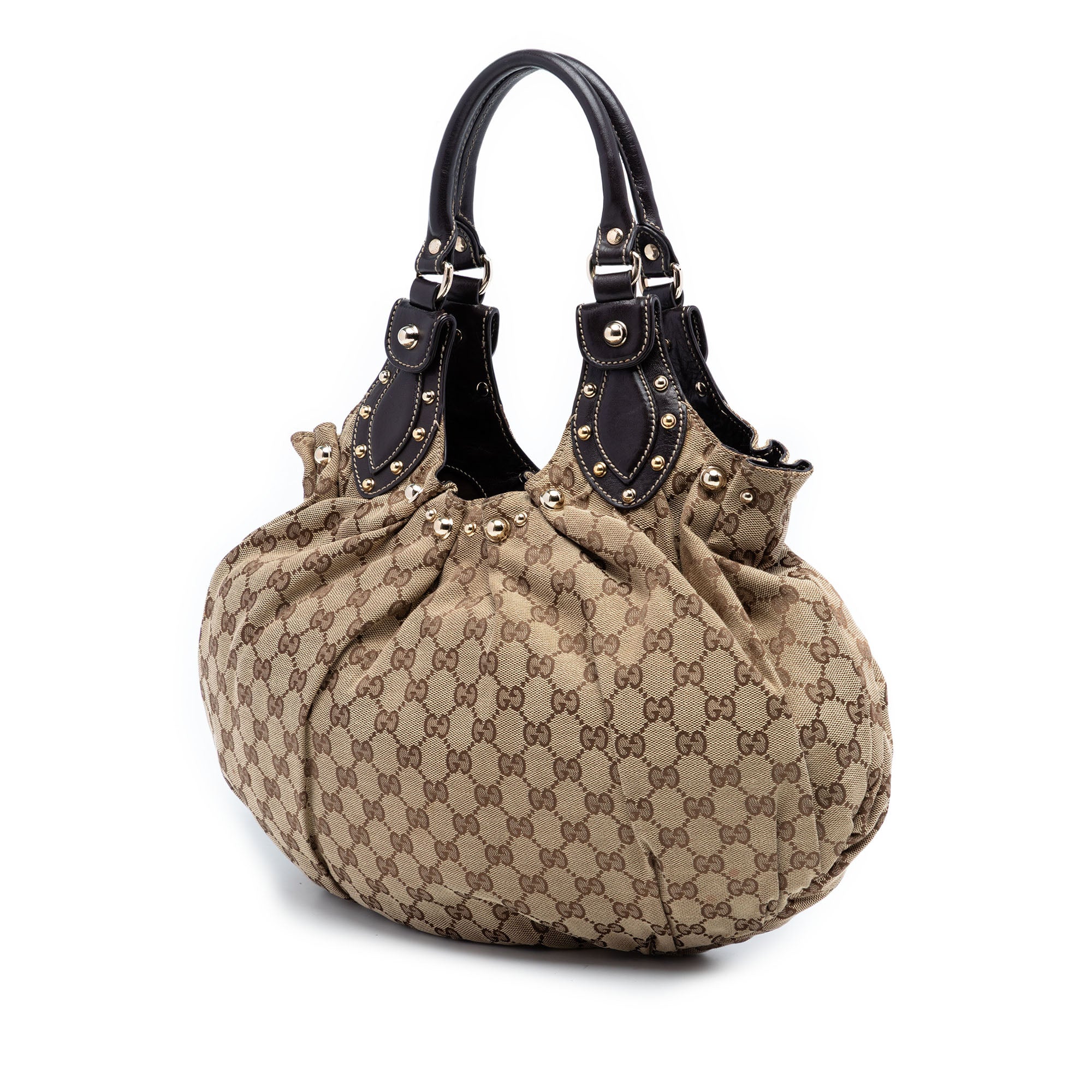 GG Canvas Studded Pelham Hobo Bag - Image 2