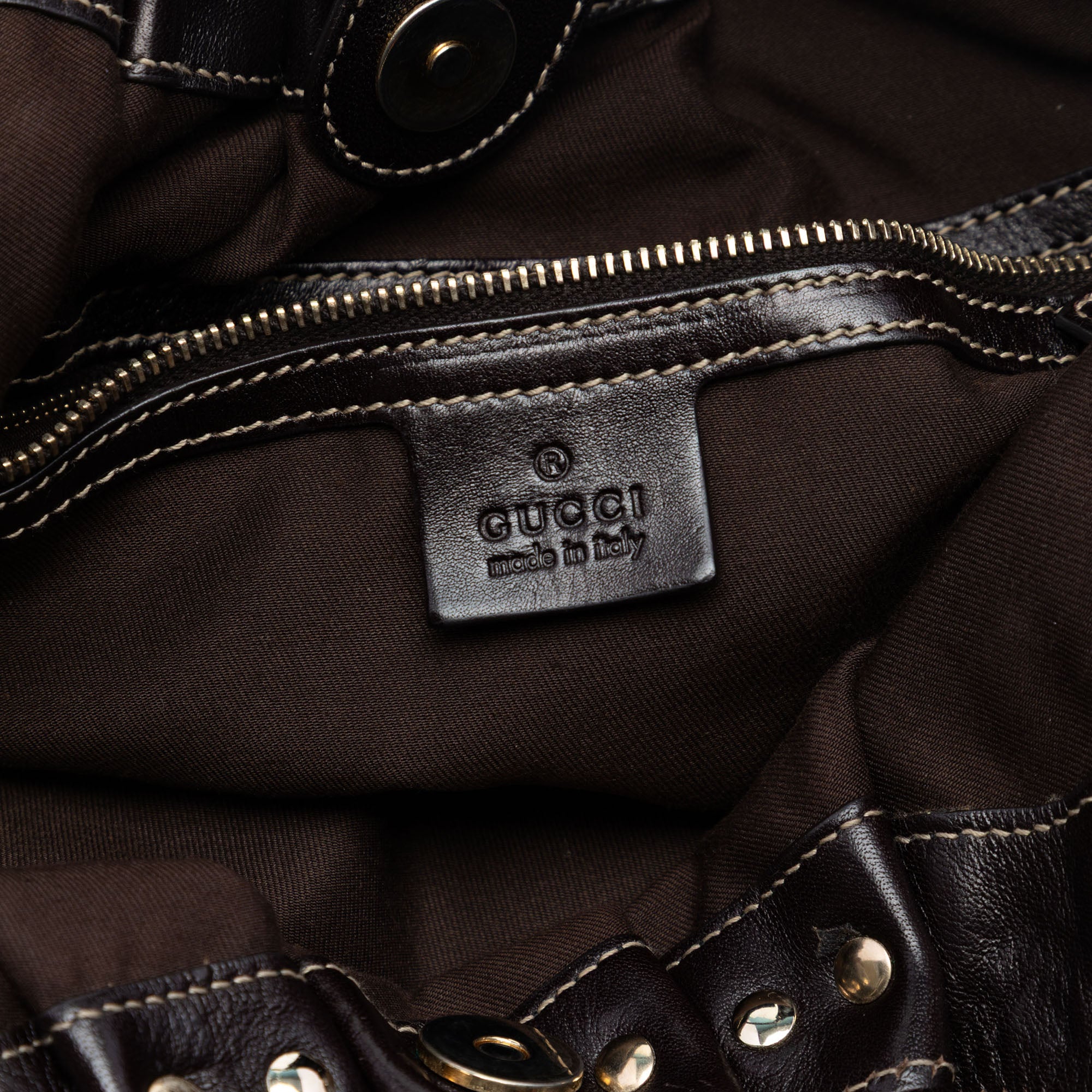 GG Canvas Studded Pelham Hobo Bag - Image 5