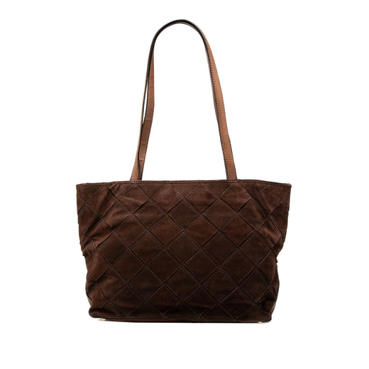 Suede Intrecciato Tote - Image 1
