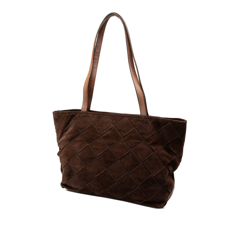Suede Intrecciato Tote - Image 2