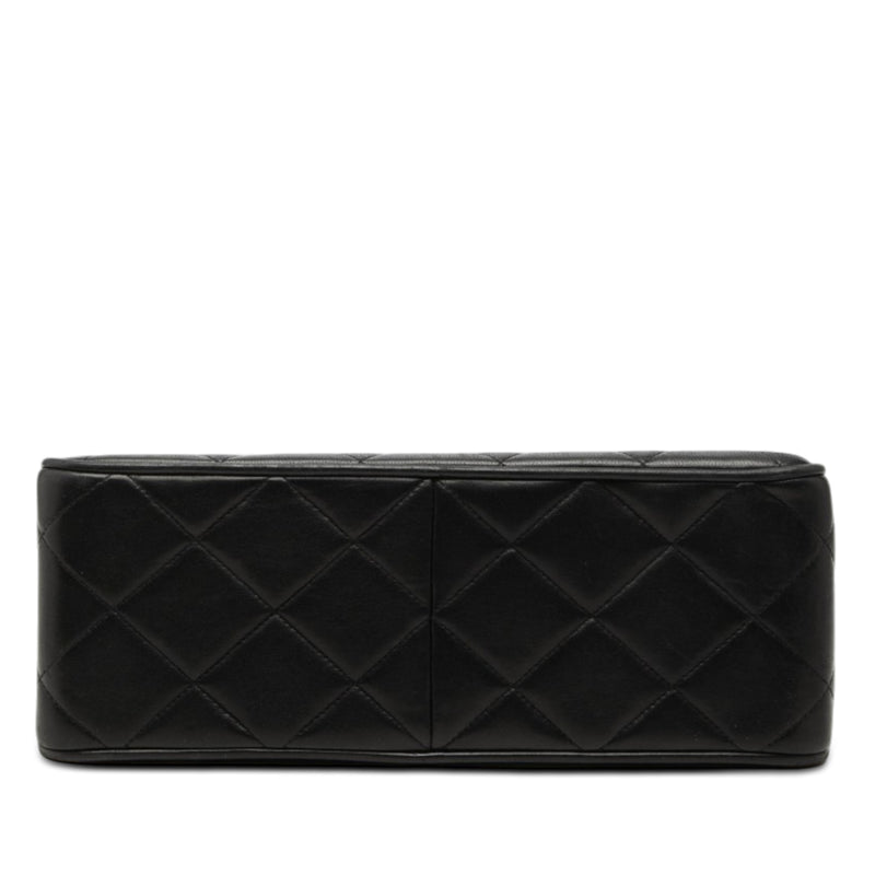XL CC Quilted Lambskin Square Single Flap - Image 3