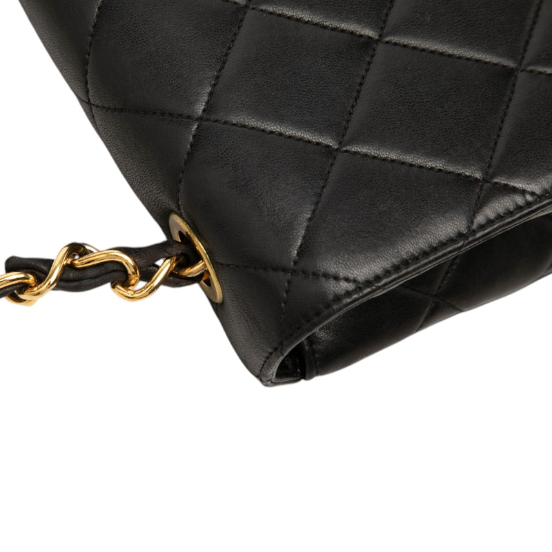 XL CC Quilted Lambskin Square Single Flap - Image 7