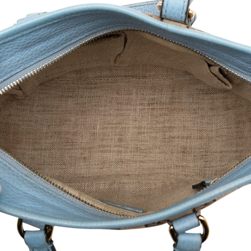 Small GG Canvas Bree Satchel - Image 4