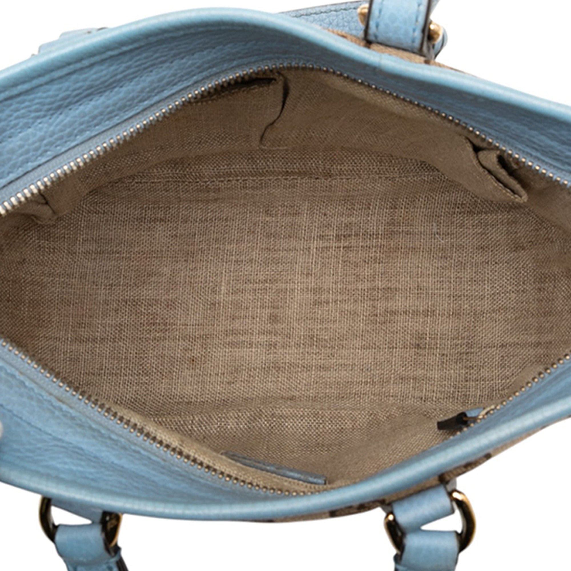 Small GG Canvas Bree Satchel - Image 4