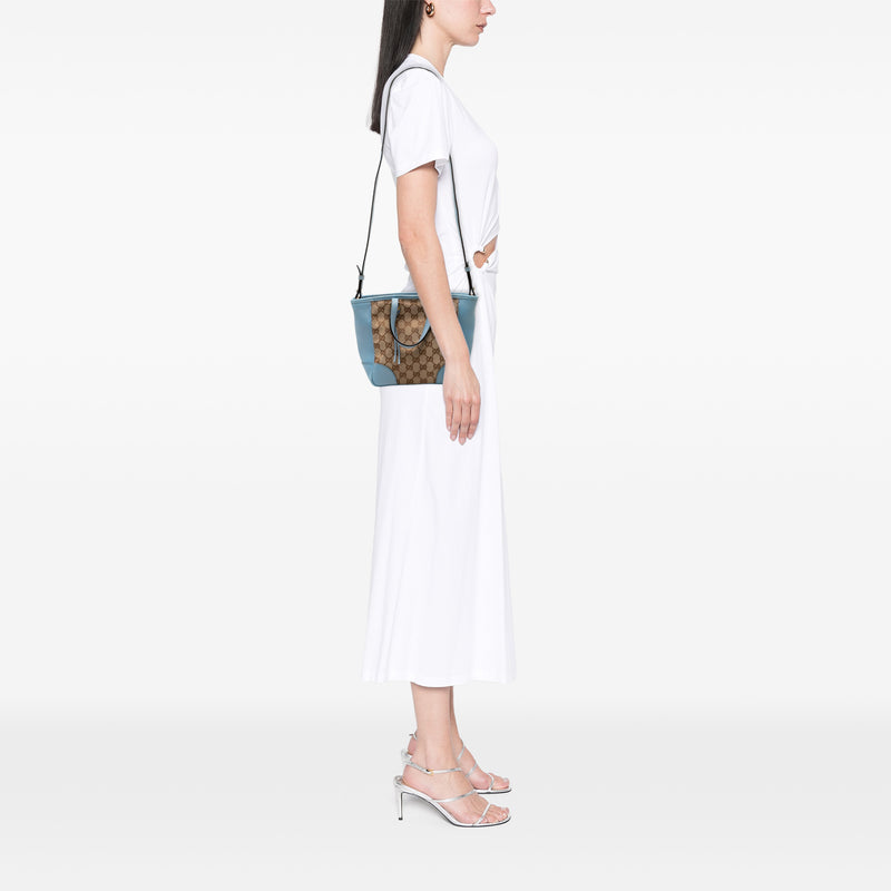 Small GG Canvas Bree Satchel - Image 8